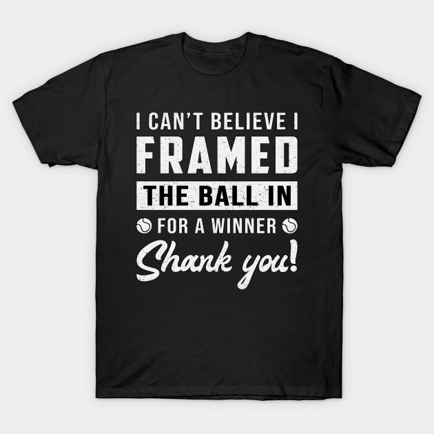 Tennis Racket Ball Player Sports Coach Funny Gift T-Shirt by T-Shirt.CONCEPTS